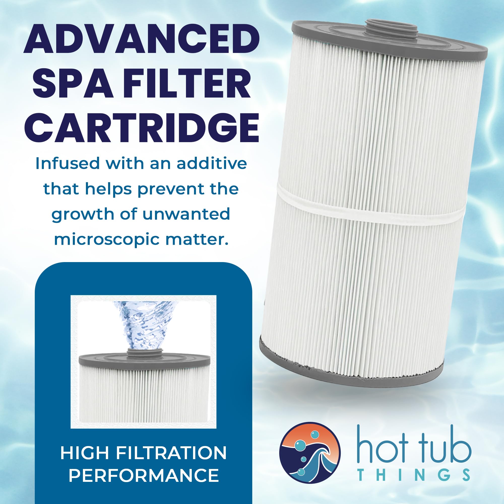 Sundance MicroClean Filter Cartridge 75sq ft side view