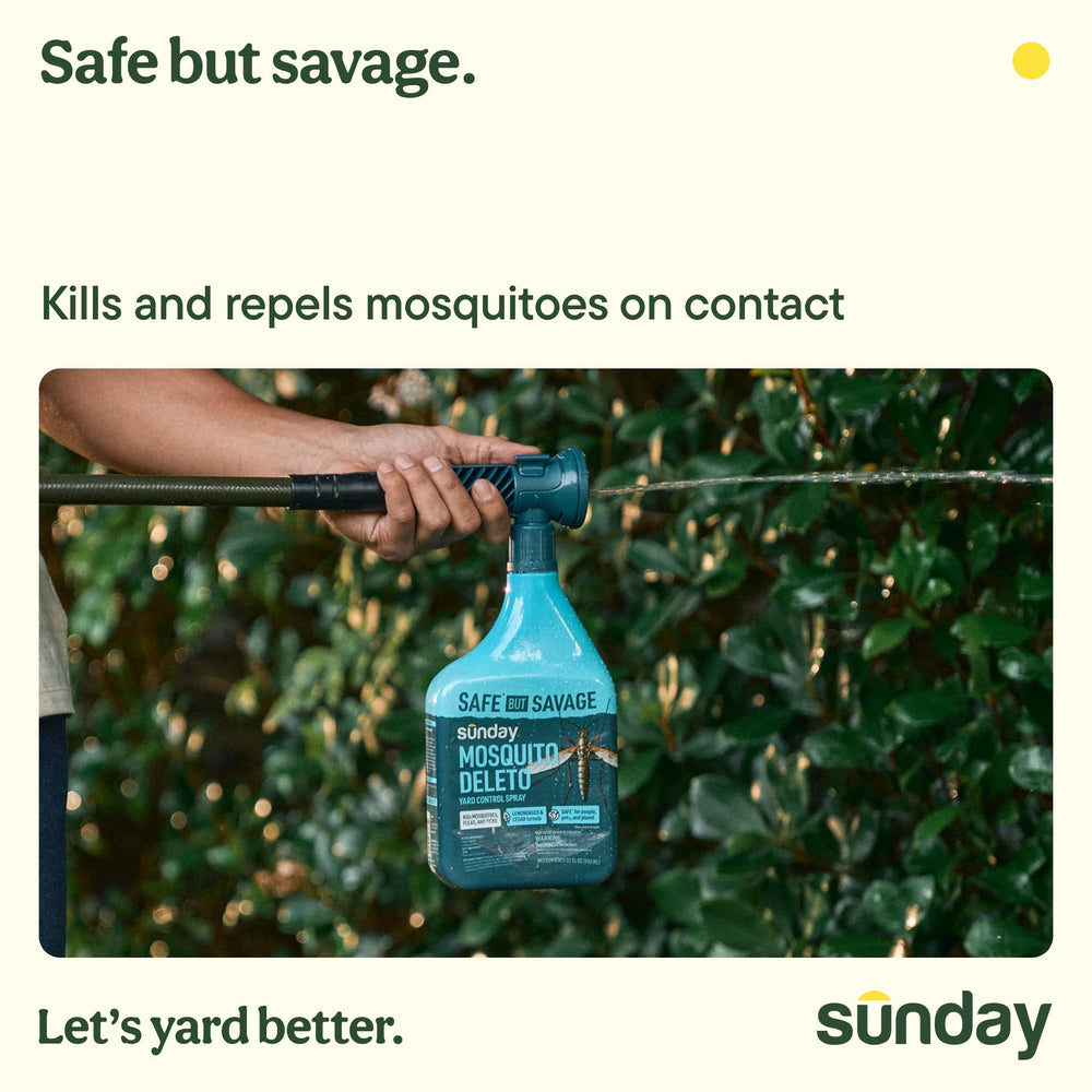 SUNDAY Cedar Oil Mosquito Yard Spray hose-on application