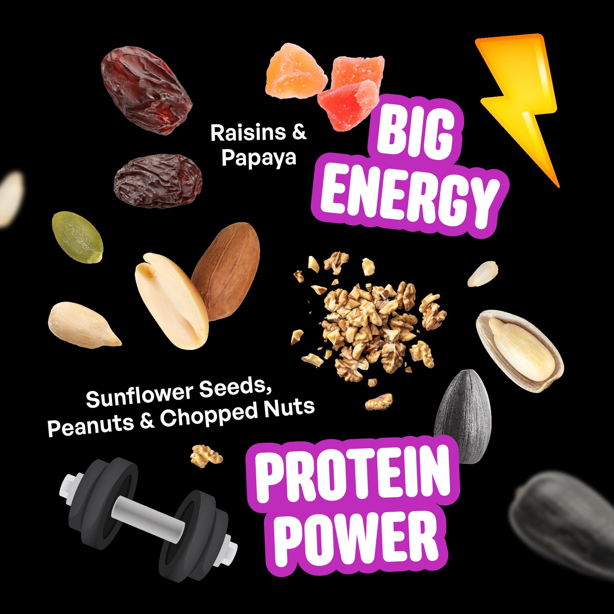 Sunflower hearts and raisins from COOL BIRDS bird seed