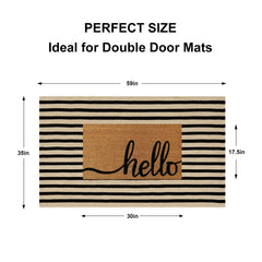 Sungea door mat showing hand-woven details