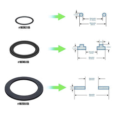 SUNGIFT O-Ring Kit components laid out for inspection