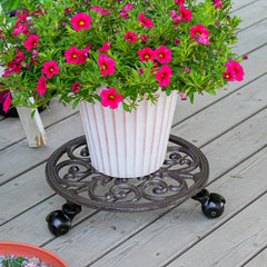 Sungmor Plant Caddy showing solid wheels