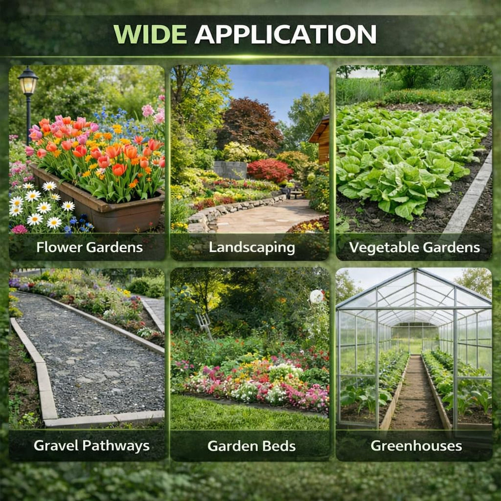 Sunifier weed barrier fabric for flower bed