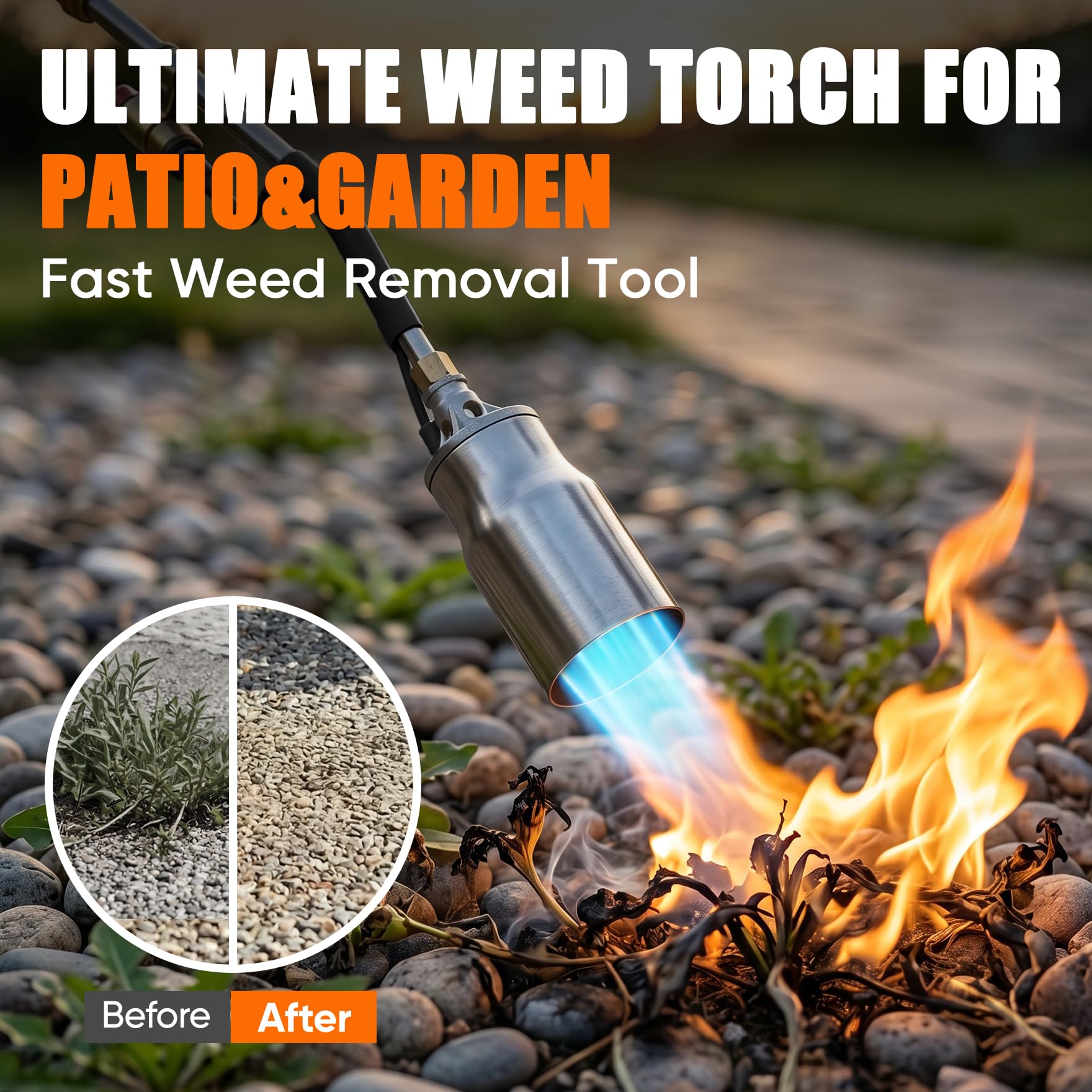 SuniqFyre propane torch showing Turbo Trigger functionality