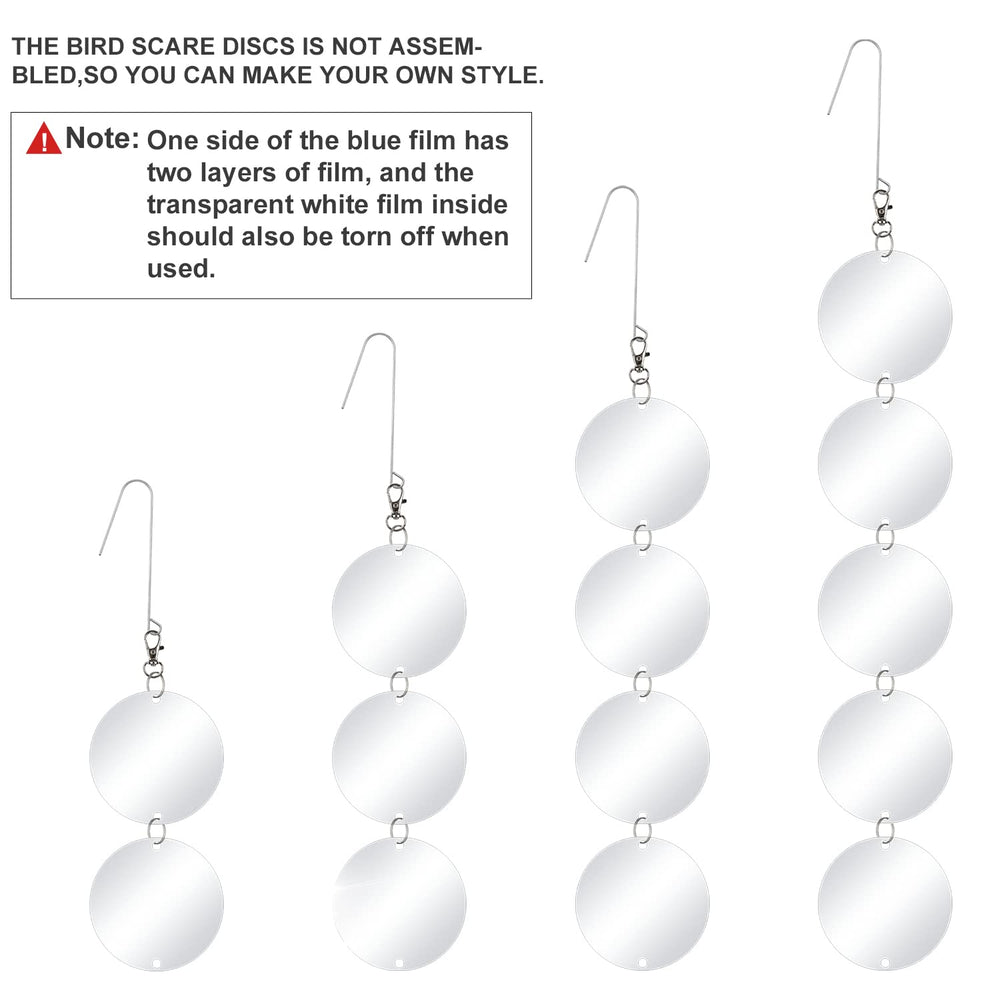 Sunlight reflecting off XPCARE bird scare discs