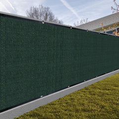 SUNNY GUARD Privacy Screen Fence 6' x 50' Dark Green front view