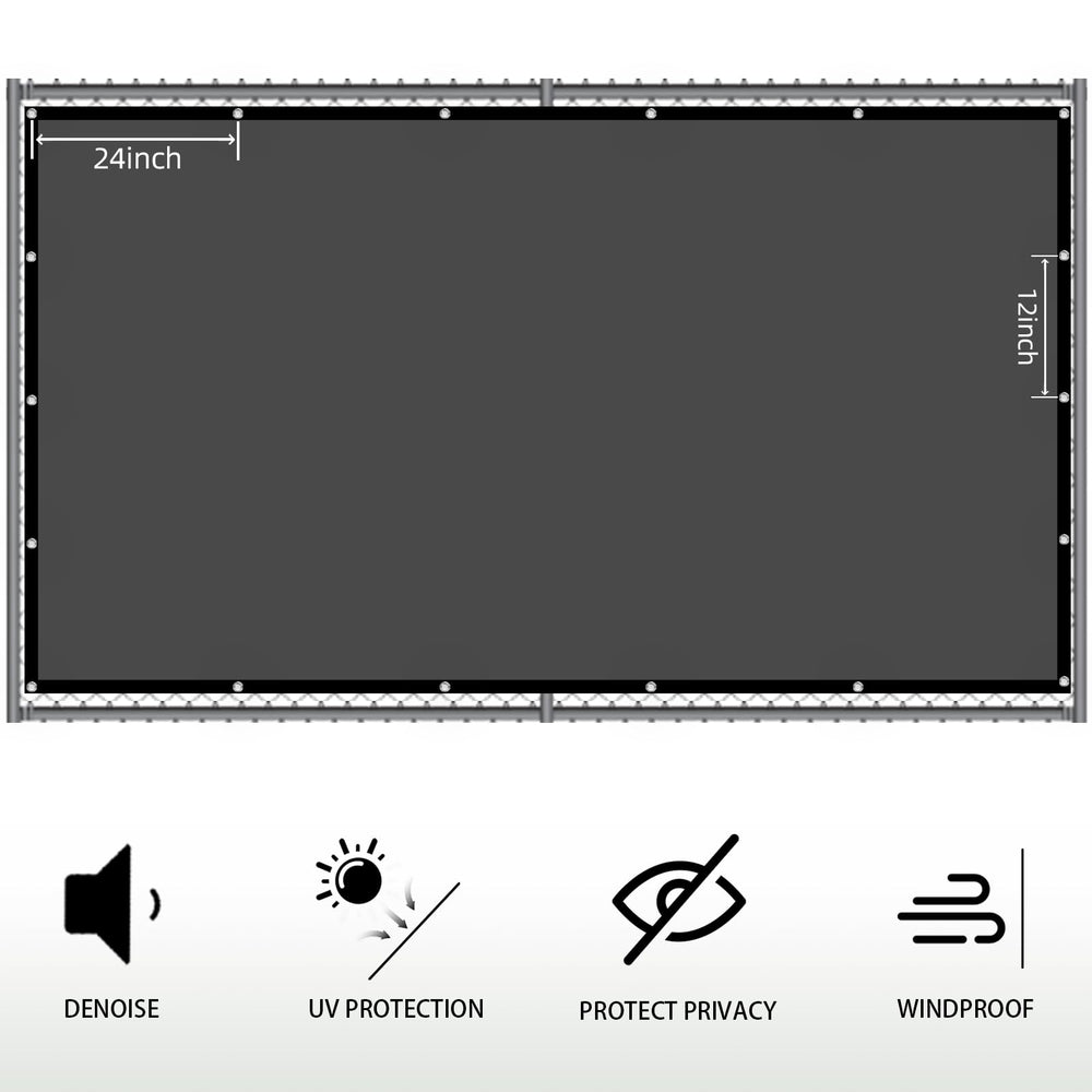 SUNNY GUARD Privacy Screen showcasing UV protection features