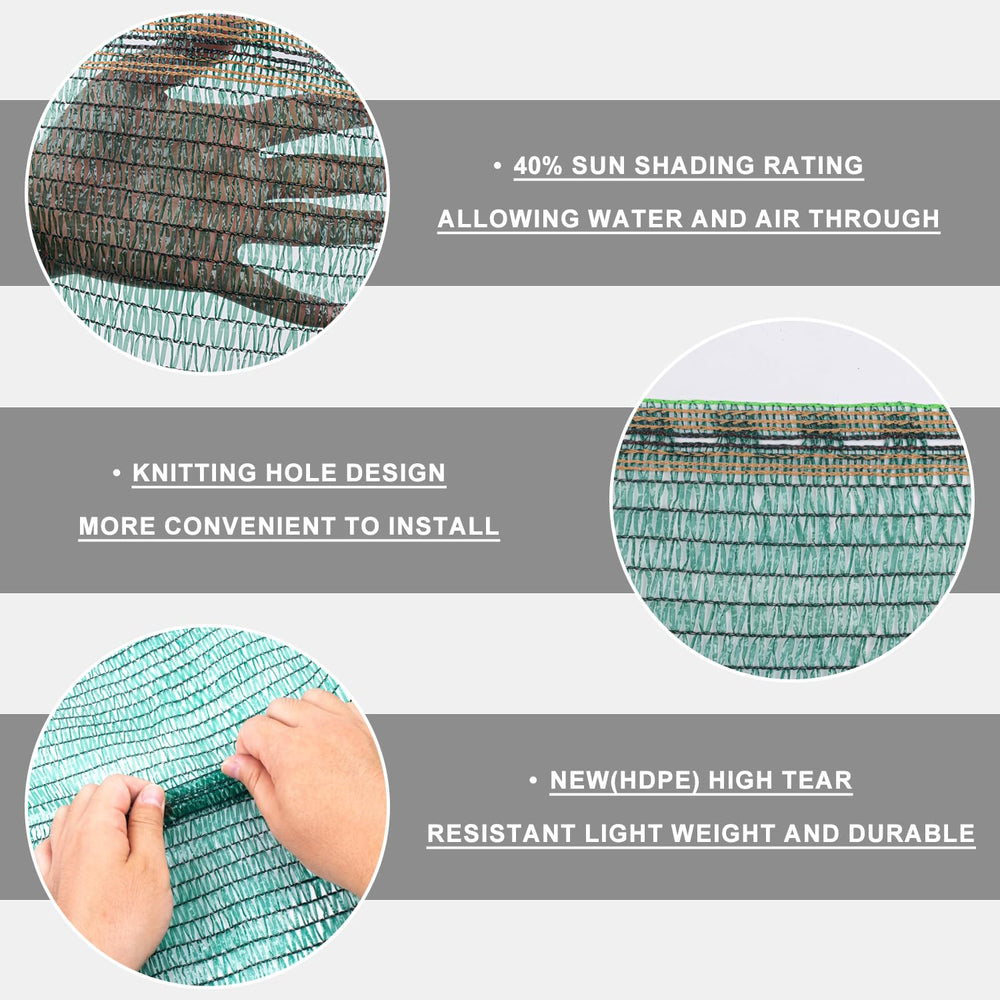 SUNNY GUARD shade cloth showing woven design