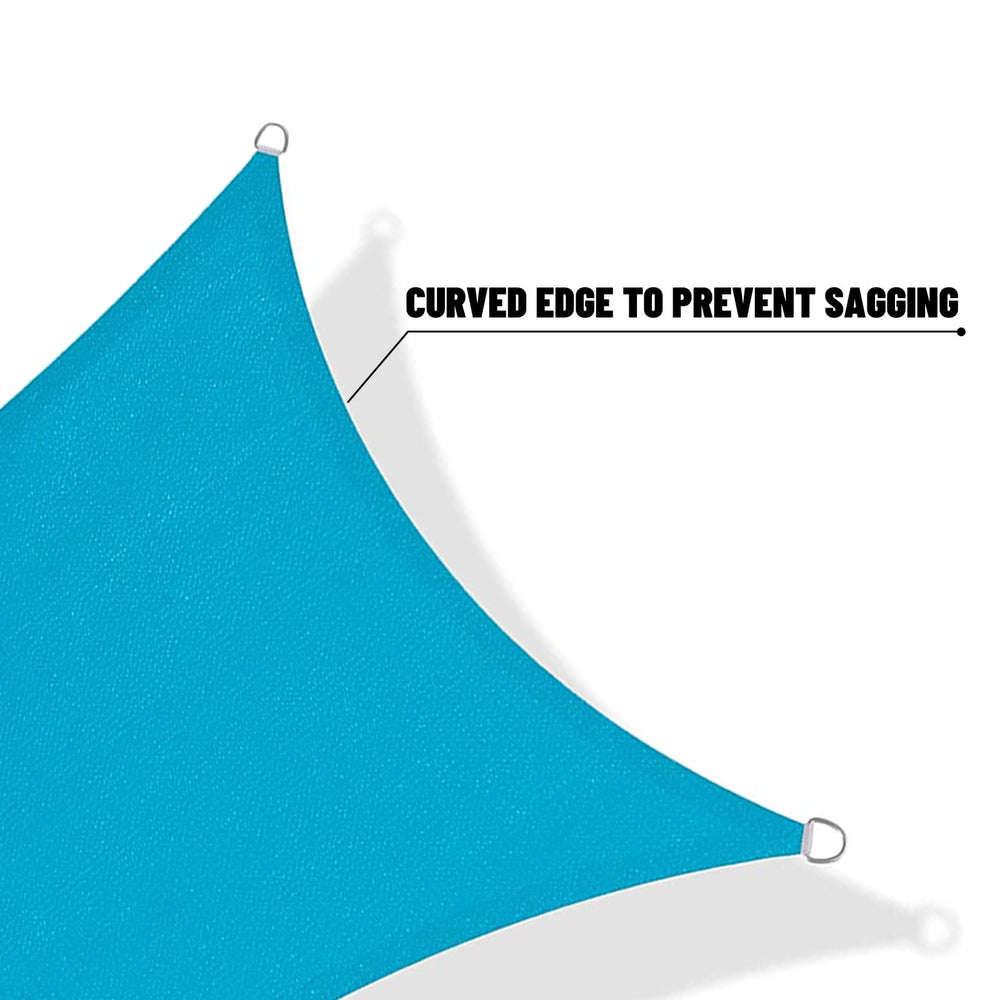 SUNNY GUARD shade sail in use at a BBQ area
