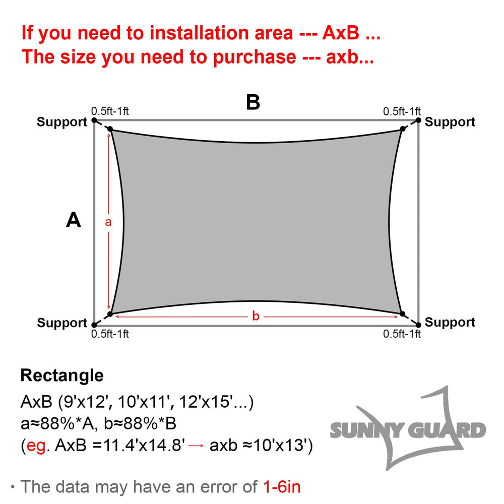 SUNNY GUARD Shade Sail installation example