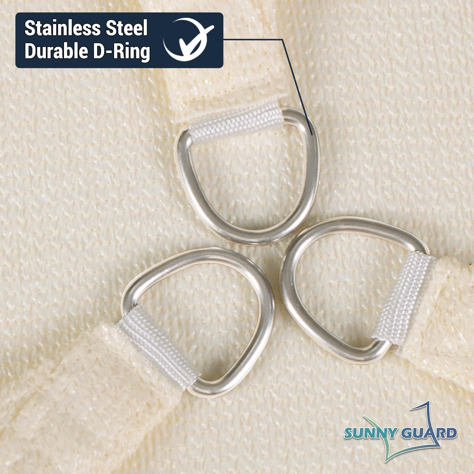 SUNNY GUARD shade sail's breathable fabric