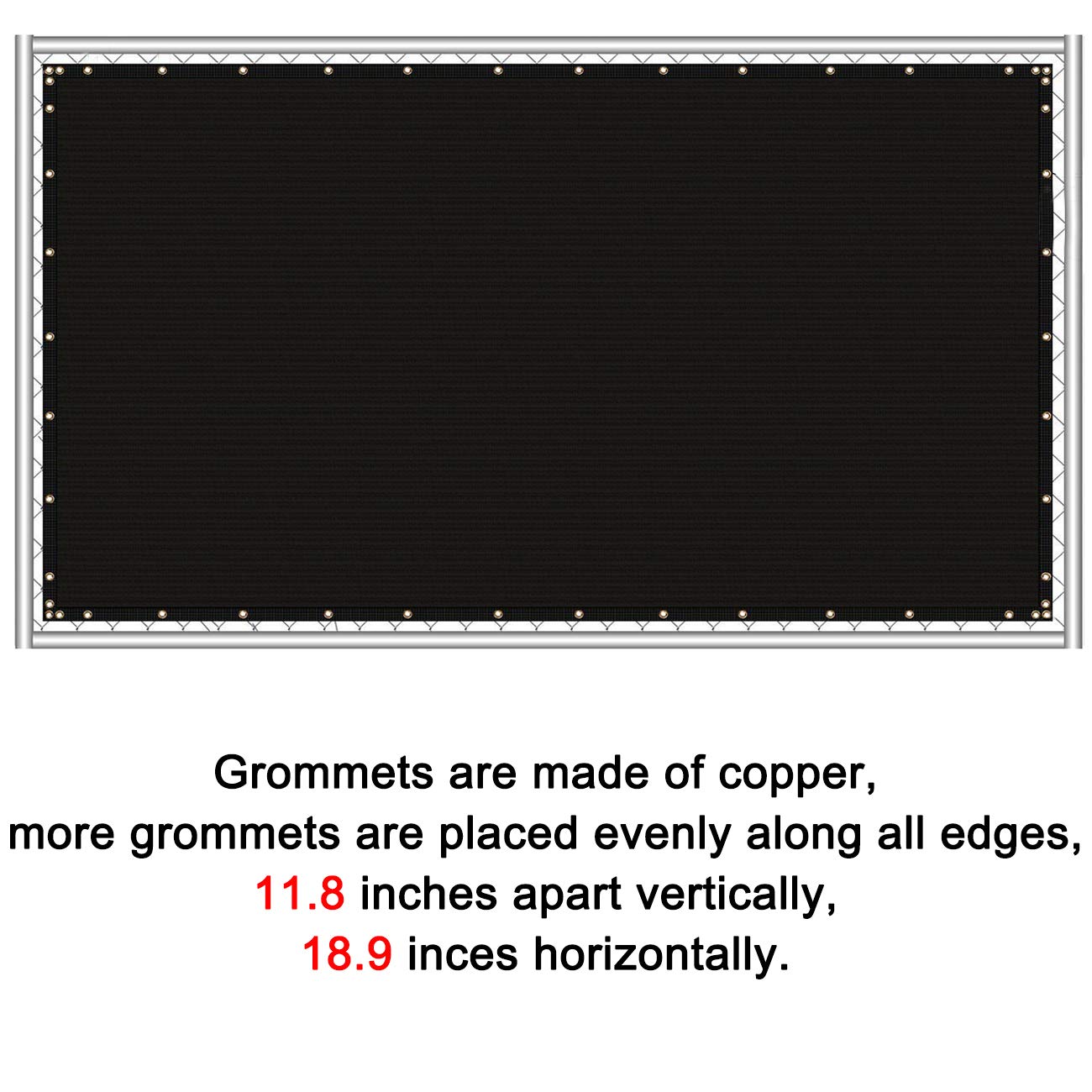 Sunnyglade 5 ft x 50 ft privacy screen packaging