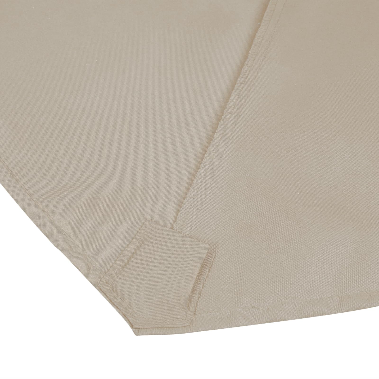 Sunnyglade 9ft Patio Umbrella Replacement Canopy light brown installation view