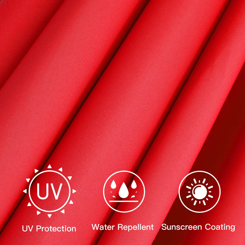 Sunnyglade 9ft patio umbrella replacement canopy side view