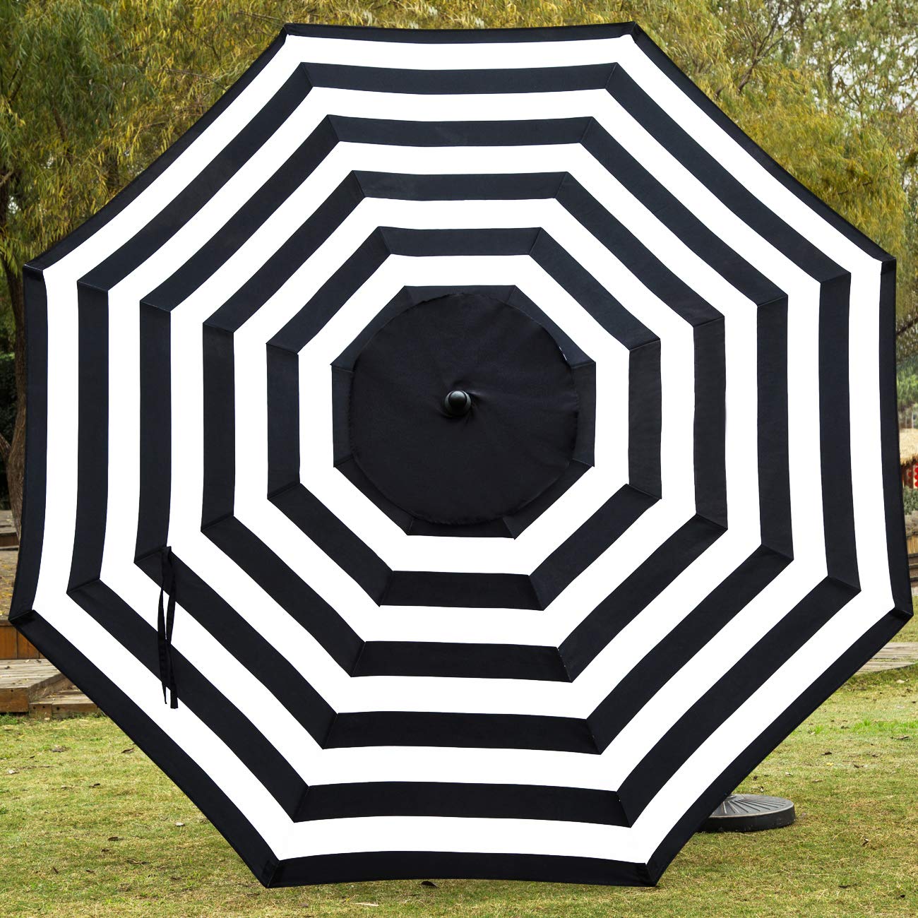 Sunnyglade 9ft umbrella canopy packaging and included cover