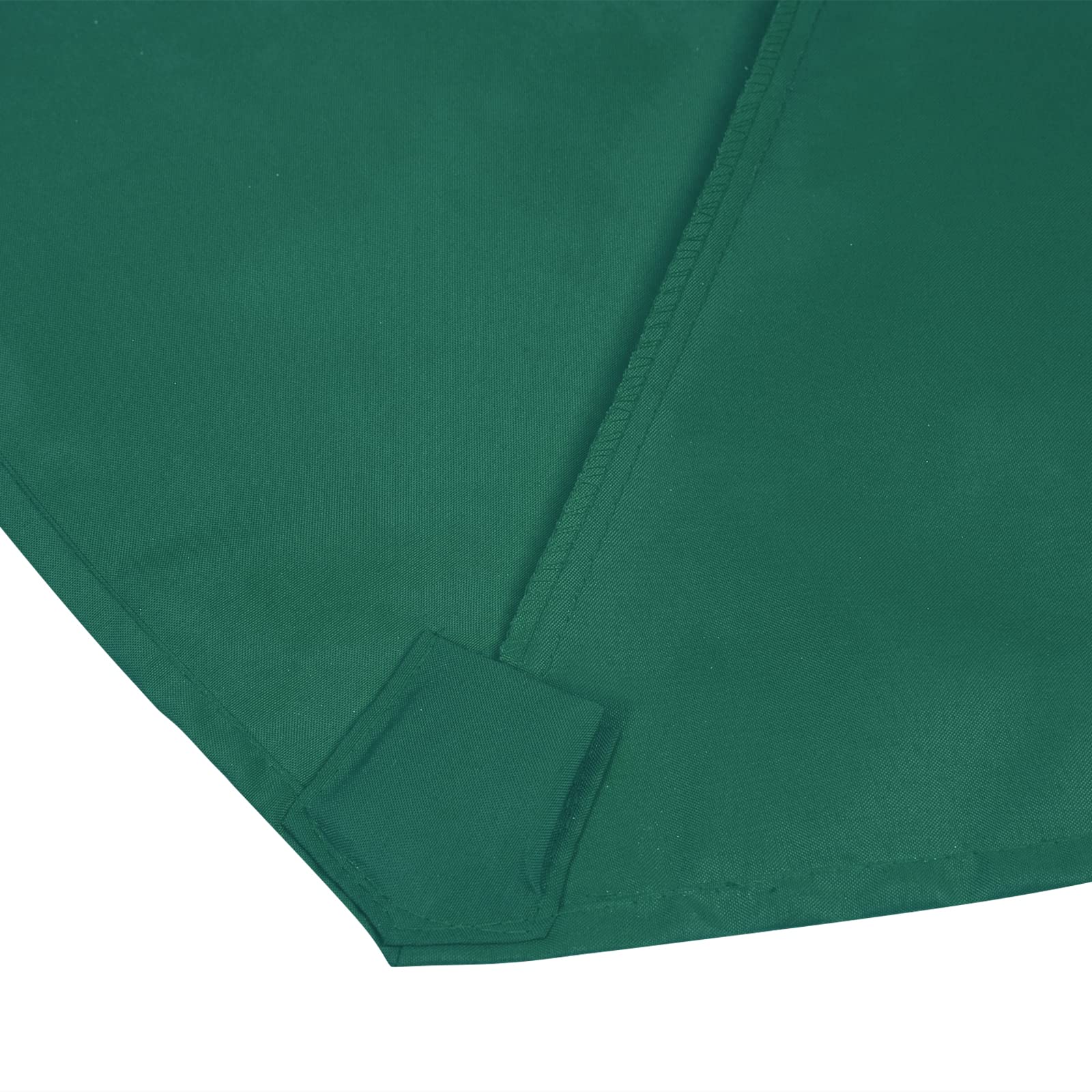 Sunnyglade dark green umbrella canopy on patio