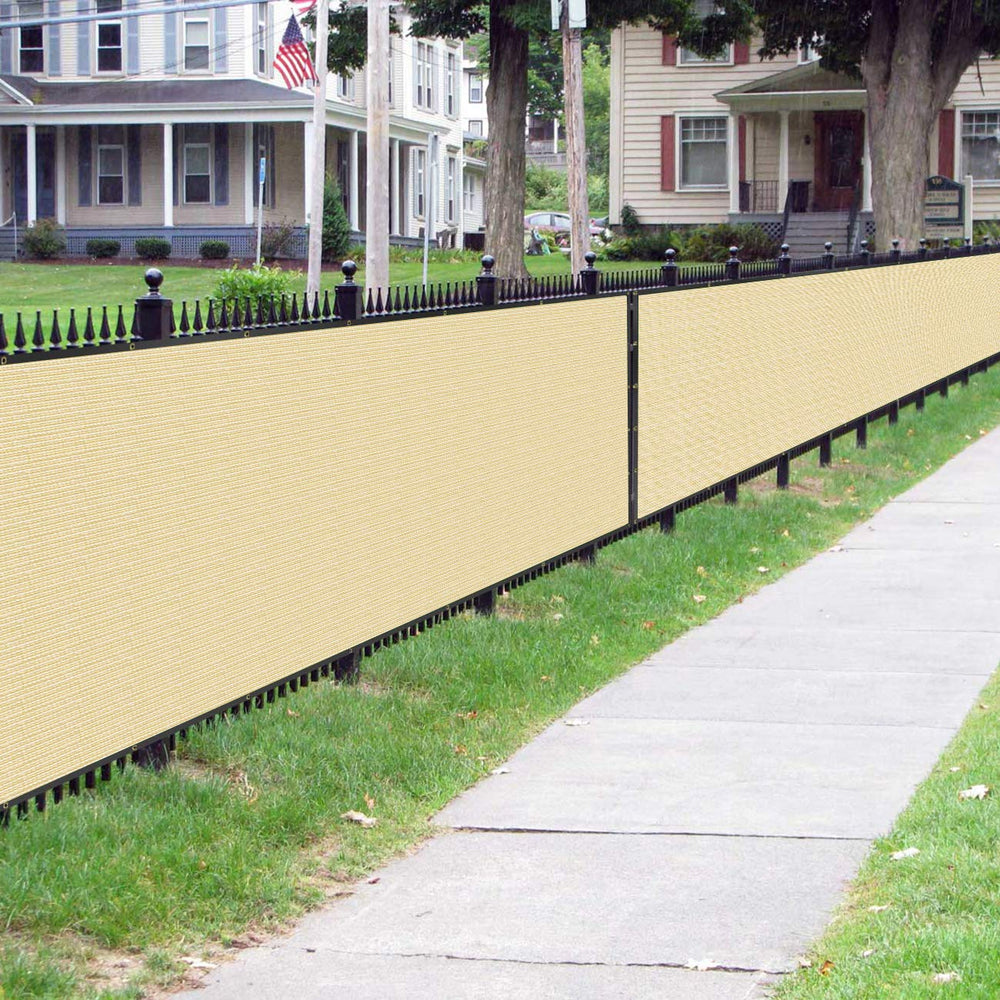 Sunnyglade Privacy Screen with zip ties for installation
