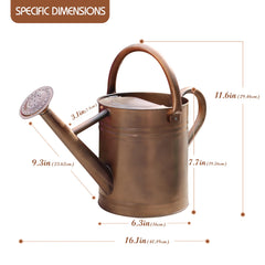 SunnyTong Metal Watering Can with removable spout