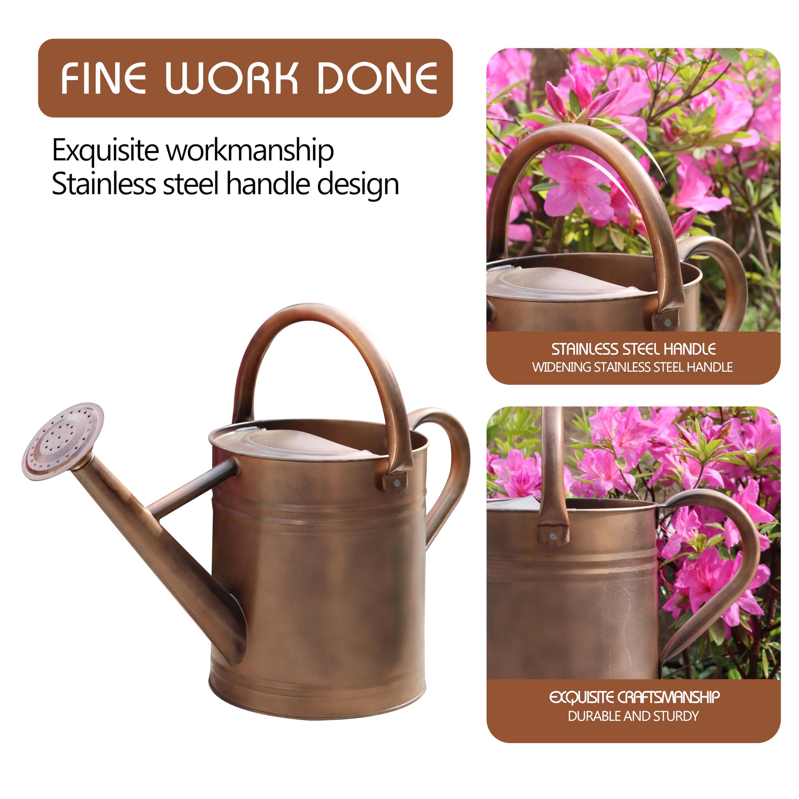 SunnyTong Watering Can showing adjustable handle