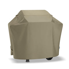 SunPatio 48 Inch Heavy Duty Waterproof Grill Cover in Taupe front view