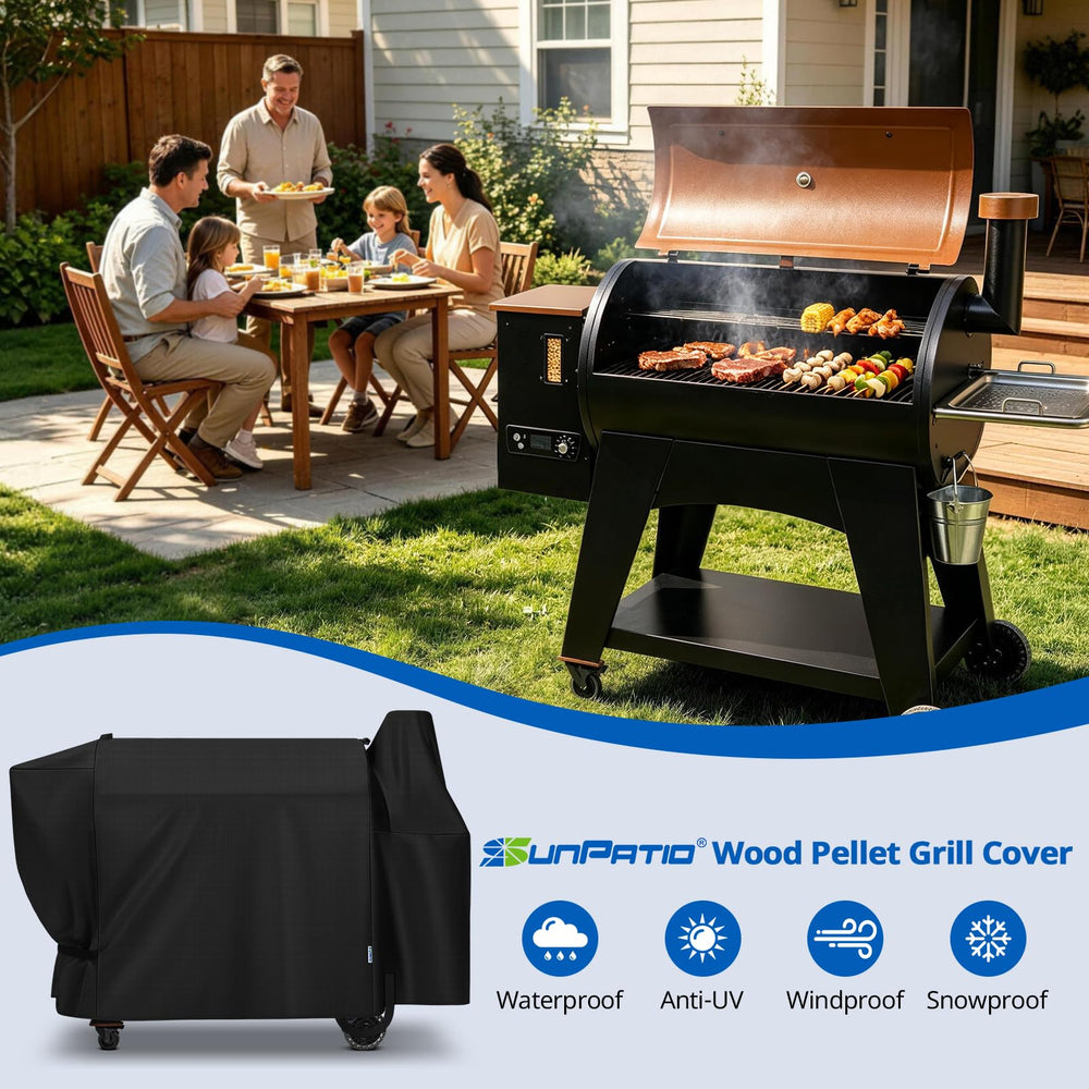 SunPatio BBQ Grill Cover packaging details