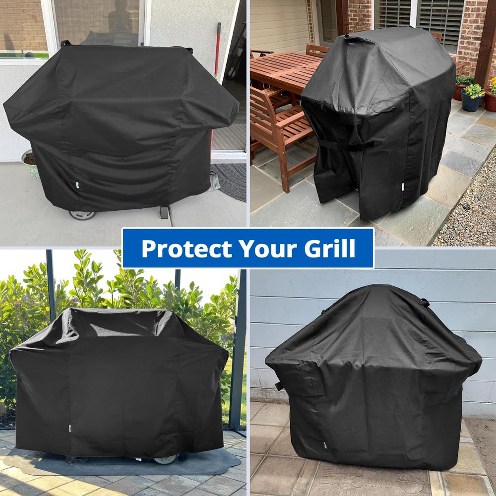 SunPatio Grill Cover detail showing material and stitching