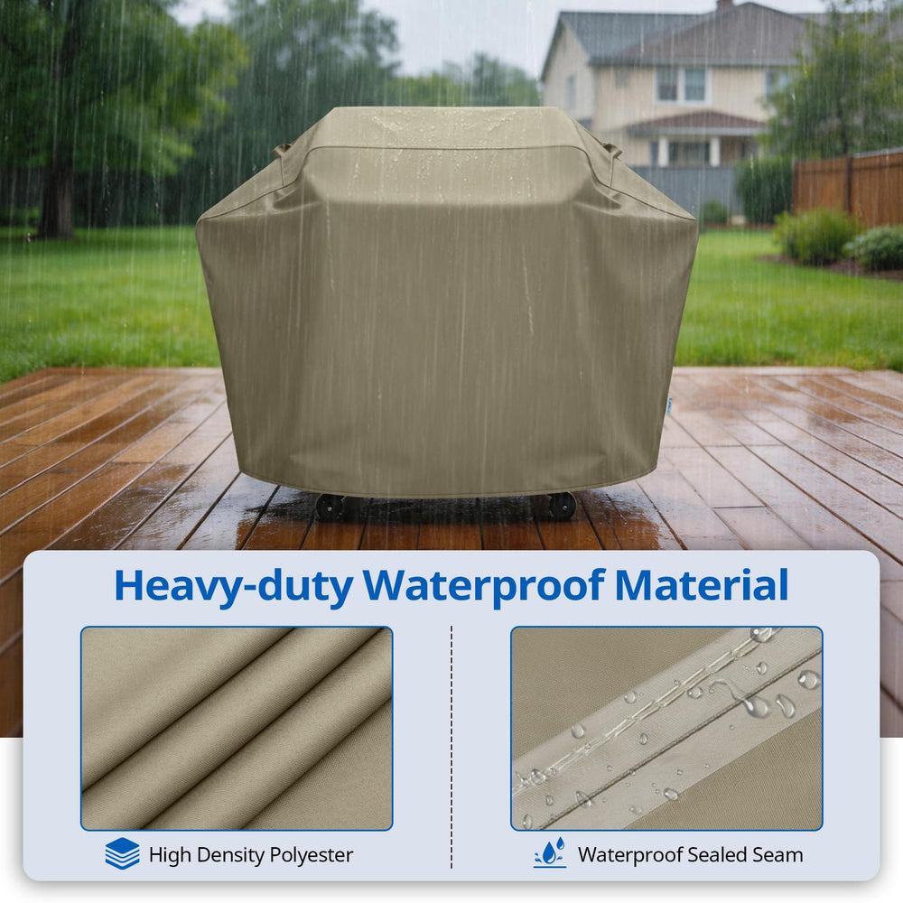 SunPatio Grill Cover handles and straps detail
