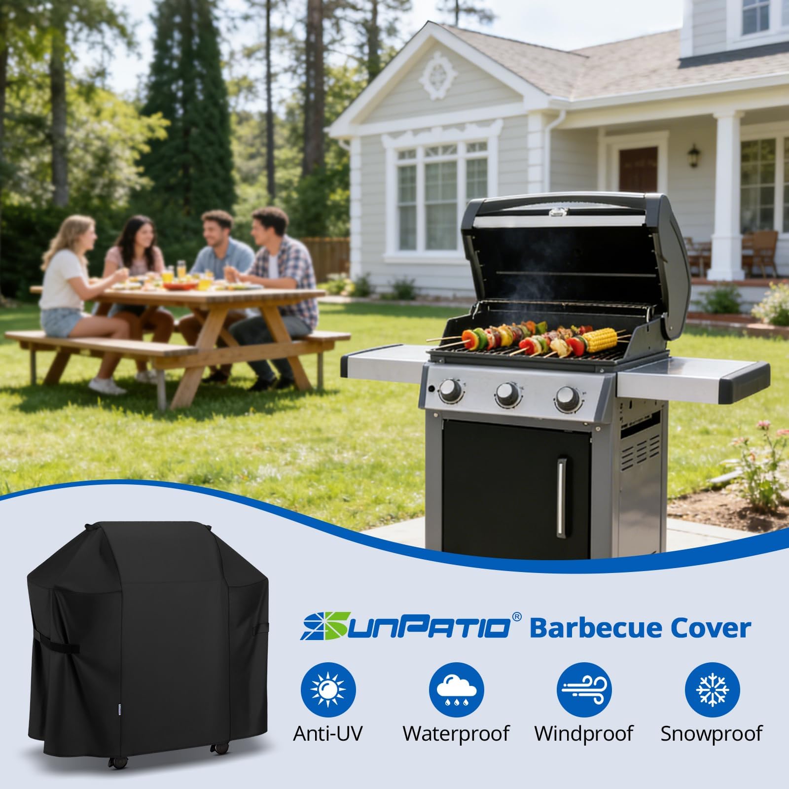 SunPatio grill cover packaging
