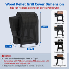 SunPatio Grill Cover showing waterproof material close-up