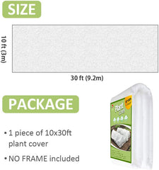 SUNPRO reusable frost cover rolled up for storage