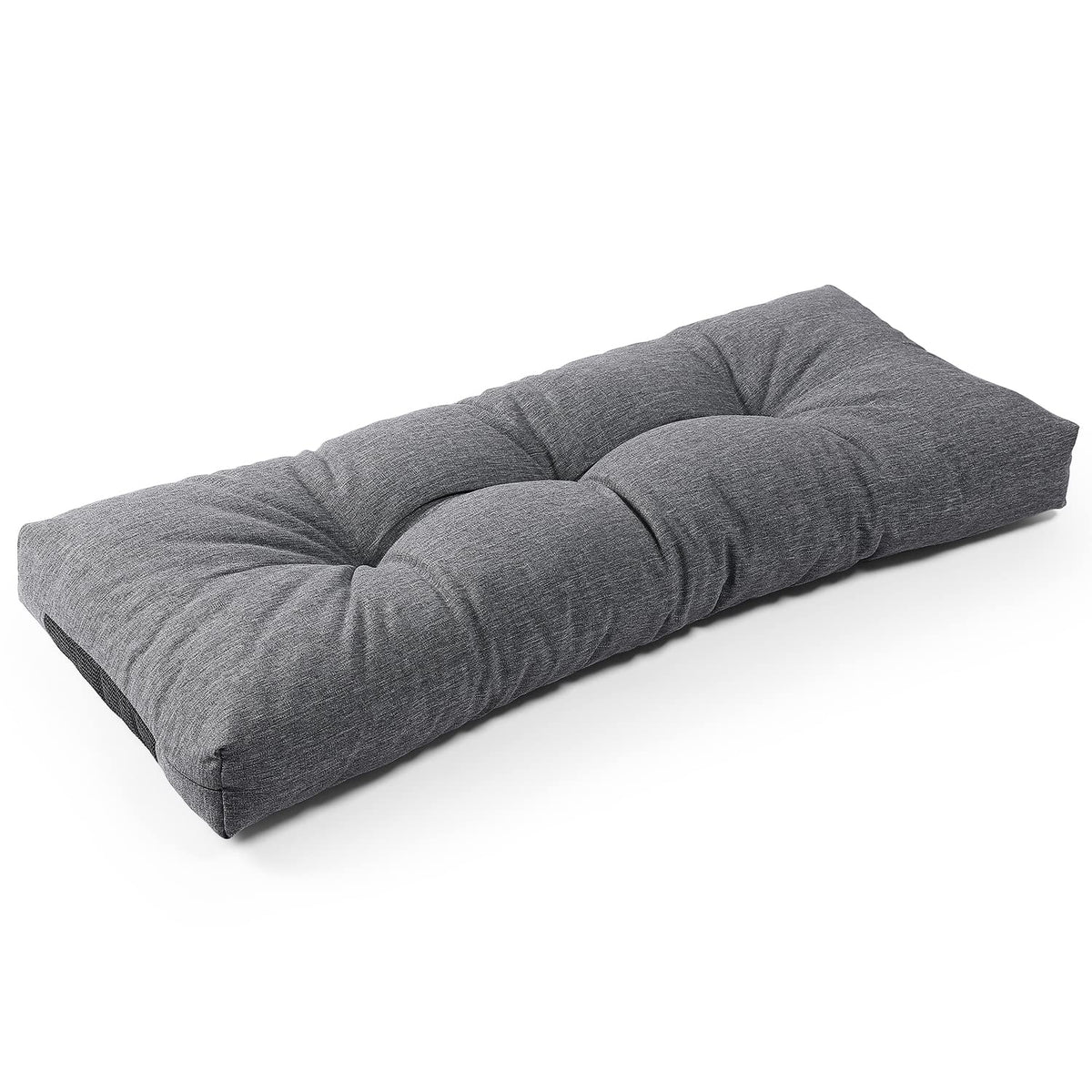 SUNROX LokGrip Non Slip Bench Cushion Heather Charcoal front view