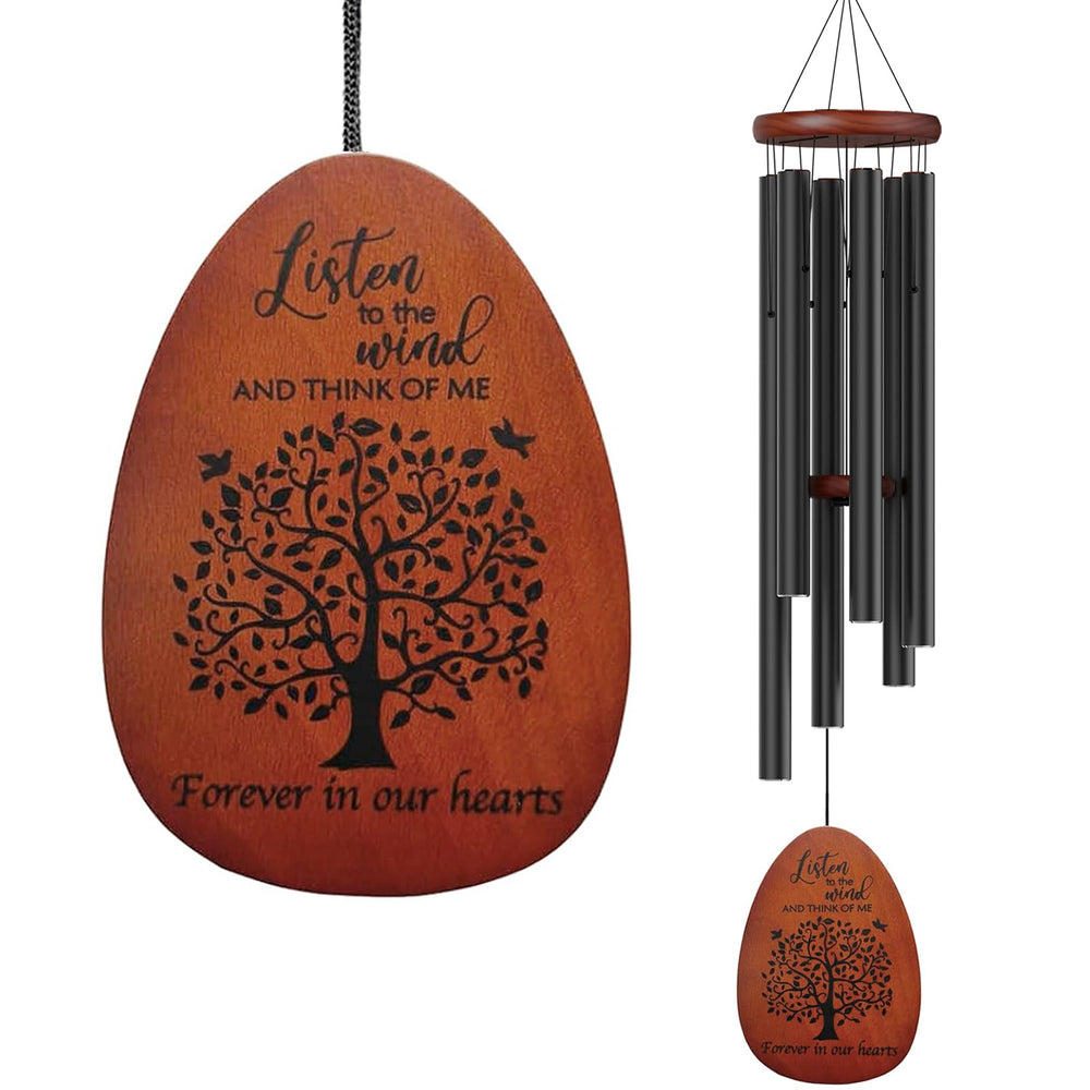 Suntimber Tree of Life Wind Chimes on porch