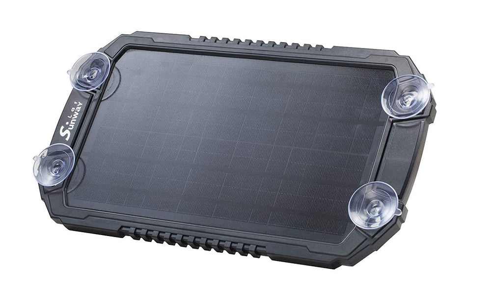 Sunway Solar Charger and maintainer kit packaging