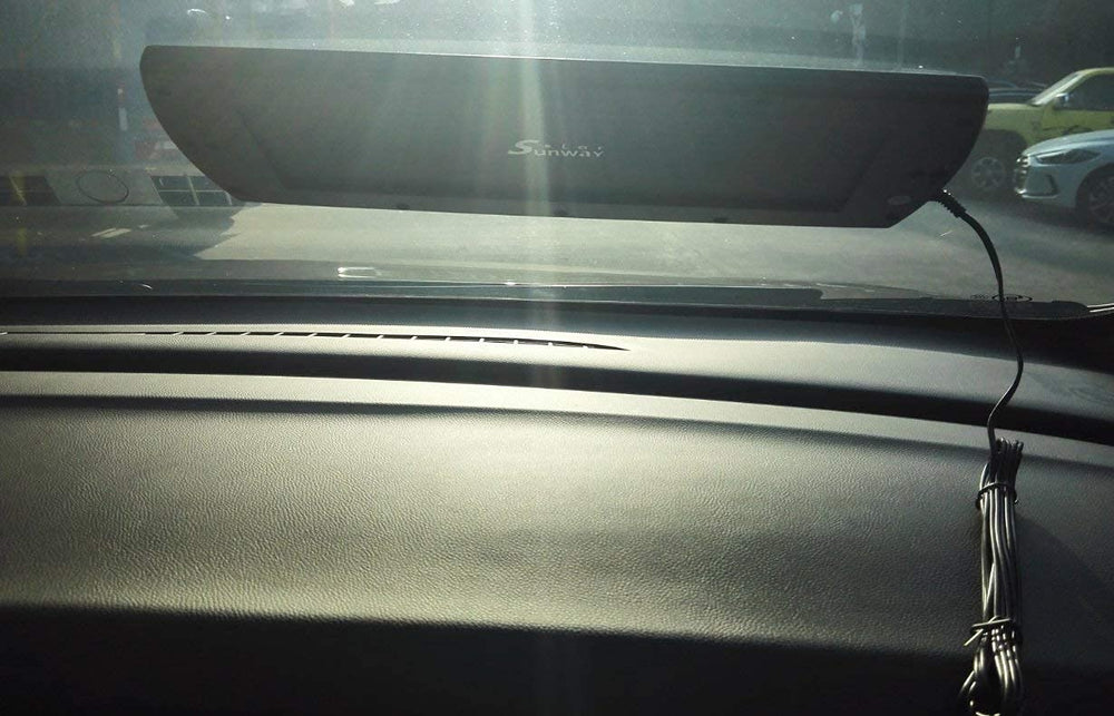Sunway Solar Charger laid flat on a surface