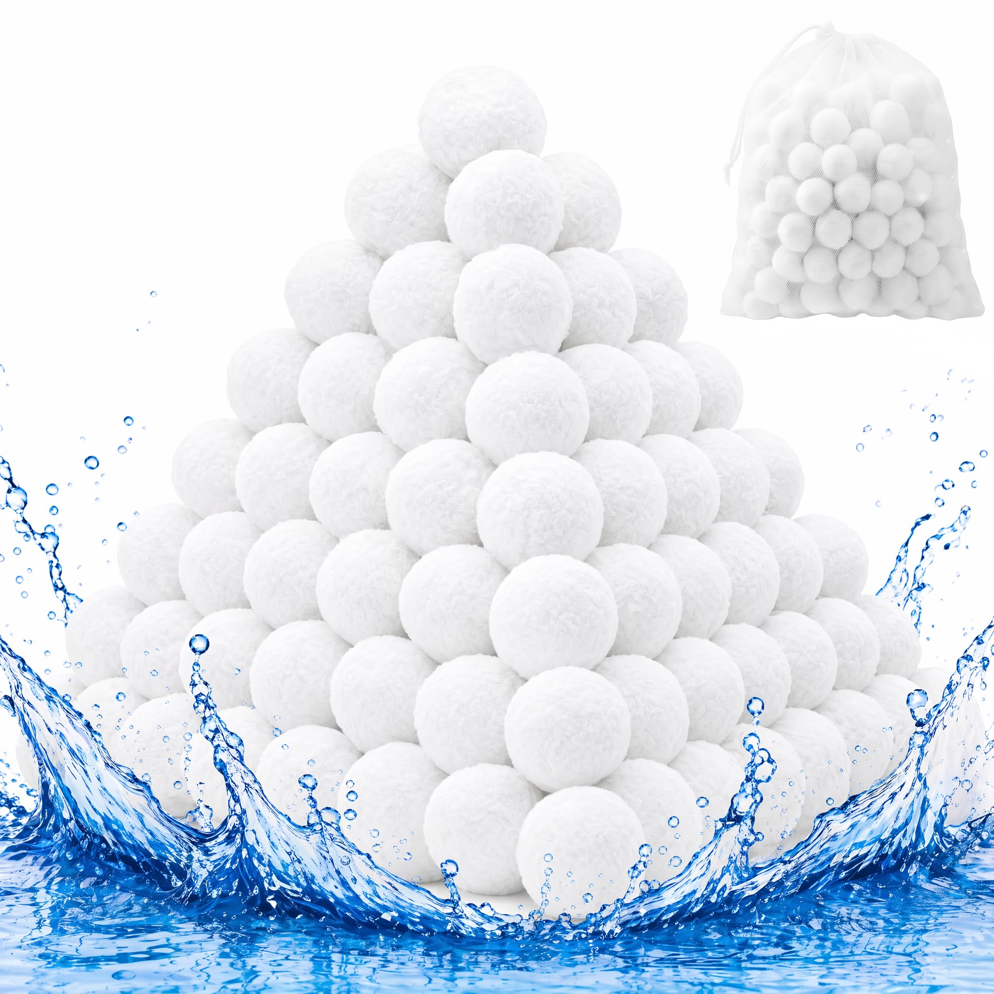 Sunwinx 3.6 lb Pool Filter Balls in white packaging