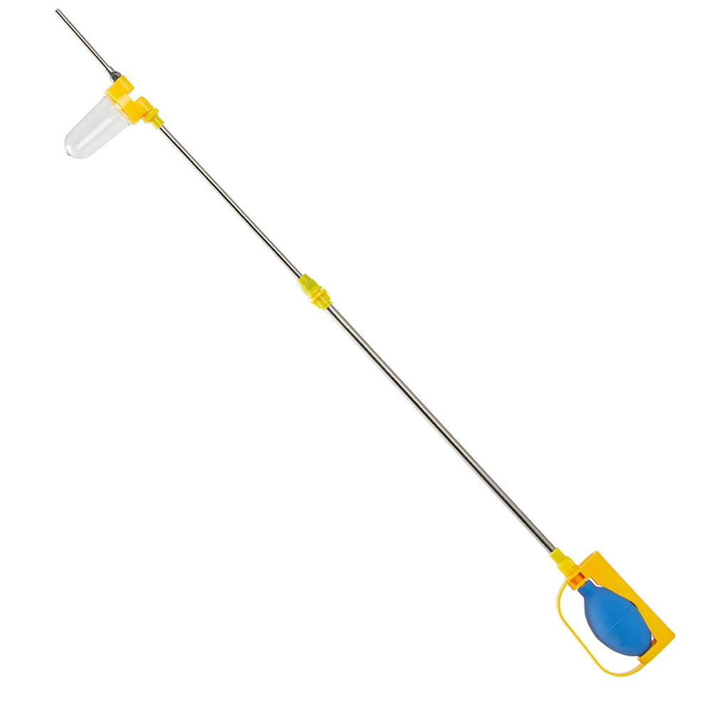 SUNYAY Diatomaceous Earth Powder Duster front view with adjustable length