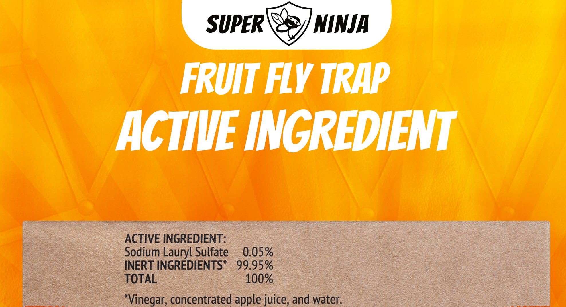 Super Ninja traps effective against indoor flying insects