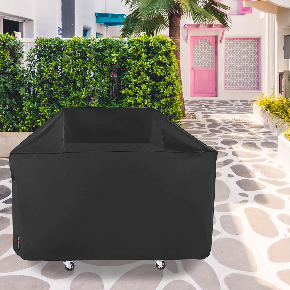 Suphomeware BBQ Grill Cover in storage position