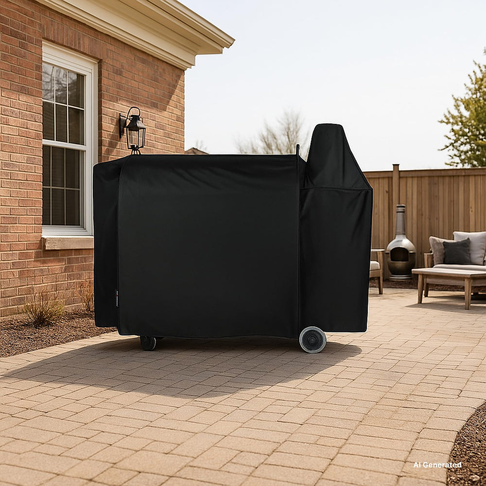 Suphomeware Grill Cover dimensions displayed