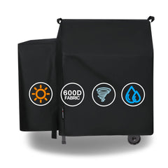 Suphomeware Grill Cover for Traeger 20 Series, front view