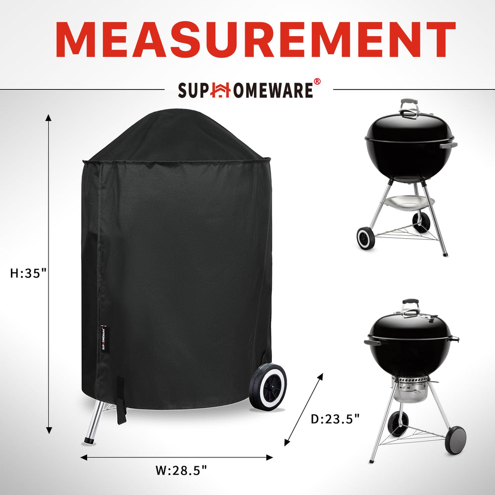 Suphomeware grill cover showing waterproof PVC coating