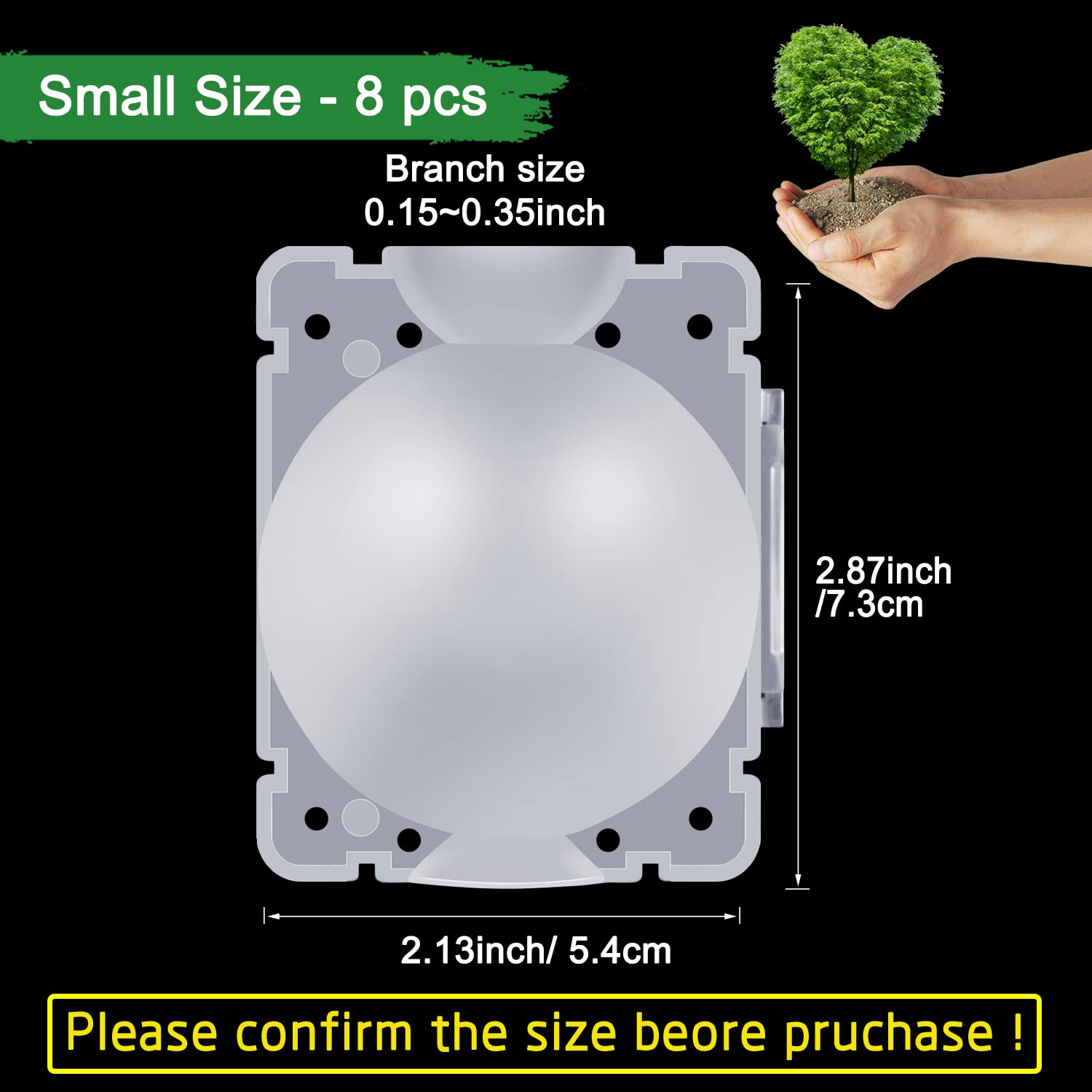 SupKing air layering pods with cable ties for plant propagation