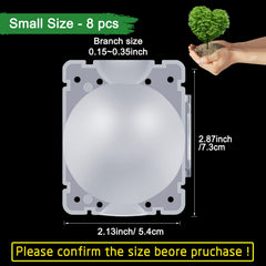 SupKing air layering pods with cable ties for plant propagation