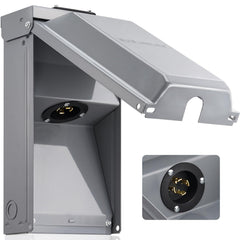SURAIELEC 30 Amp Generator Power Inlet Box front view