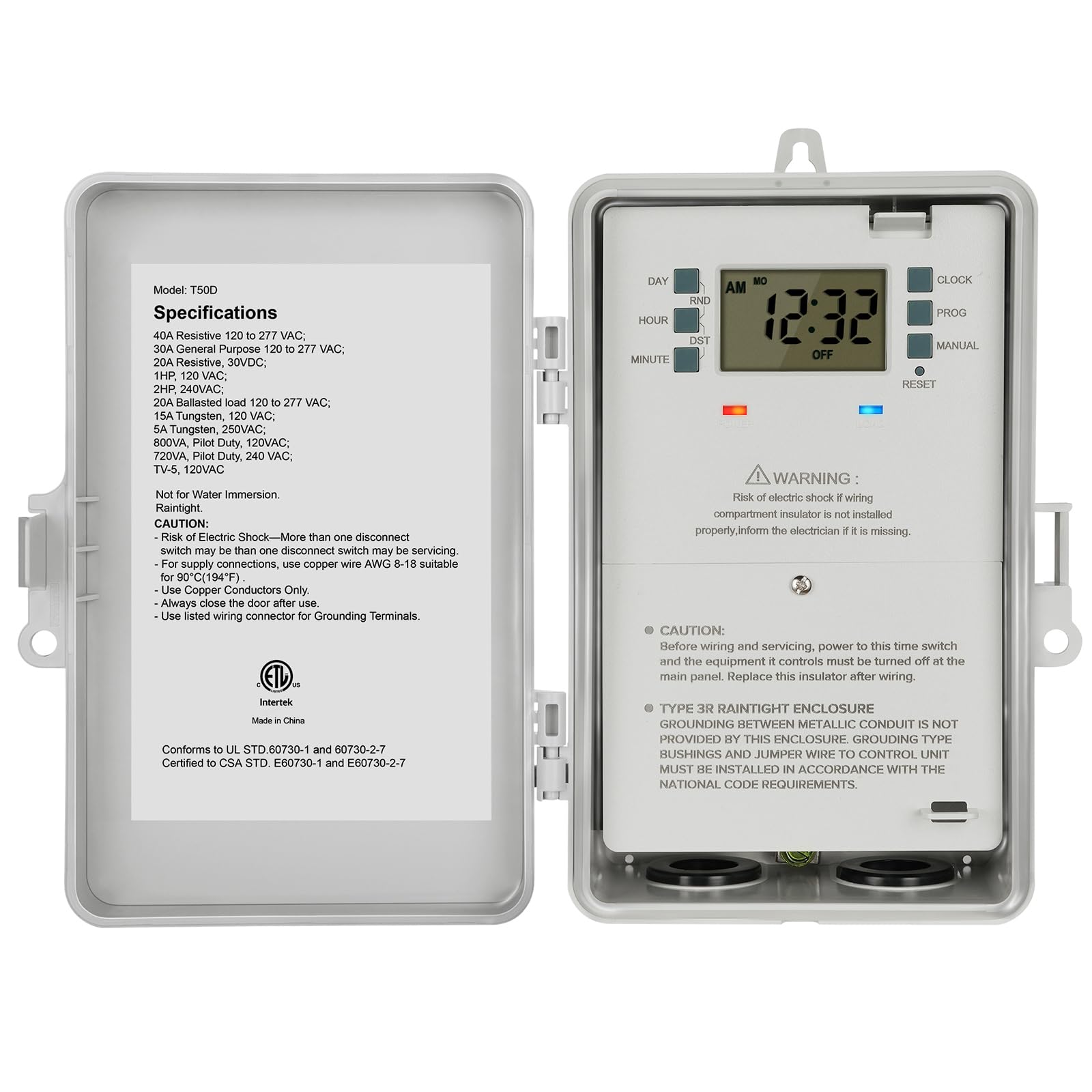 SURAIELEC Digital Pool Timer front view with display