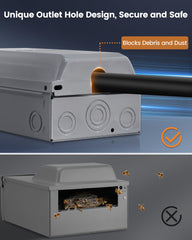 SURAIELEC Generator Power Inlet Box installed outdoors