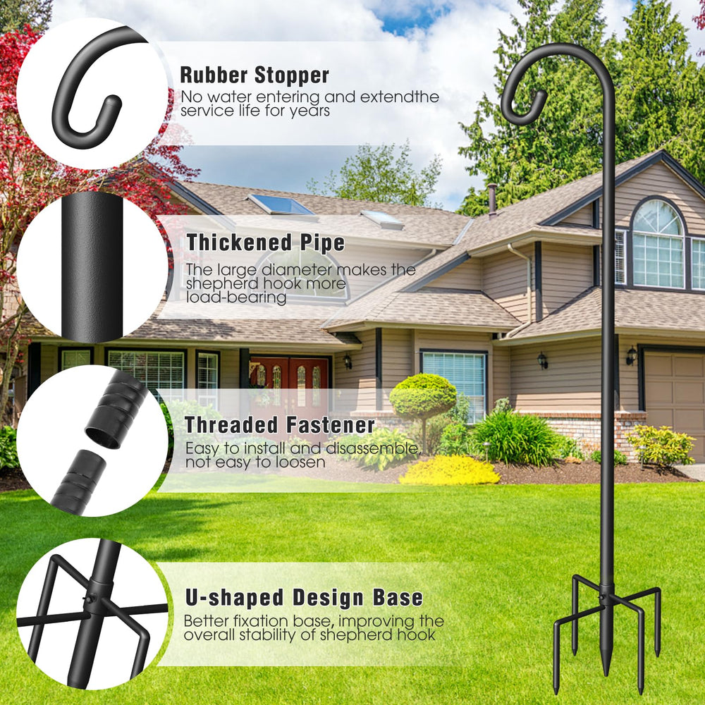 Surprizo bird feeder hook adjustable height demonstration