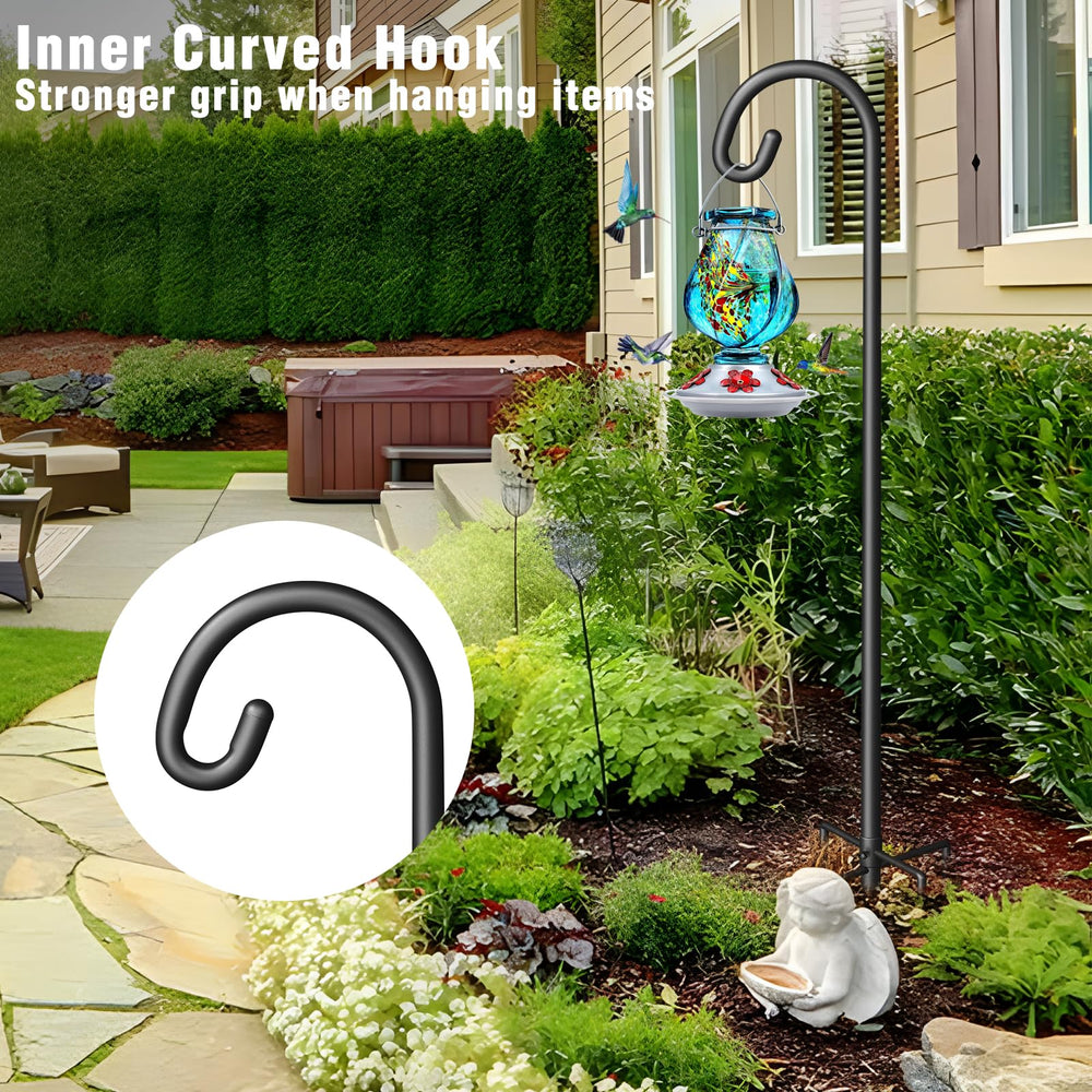 Surprizo heavy duty bird feeder hook side view