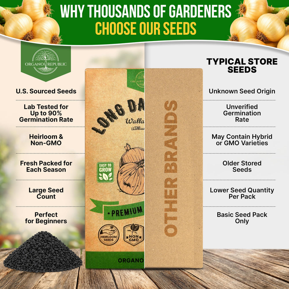 Sustainable packaging design of Organo Republic onion seeds
