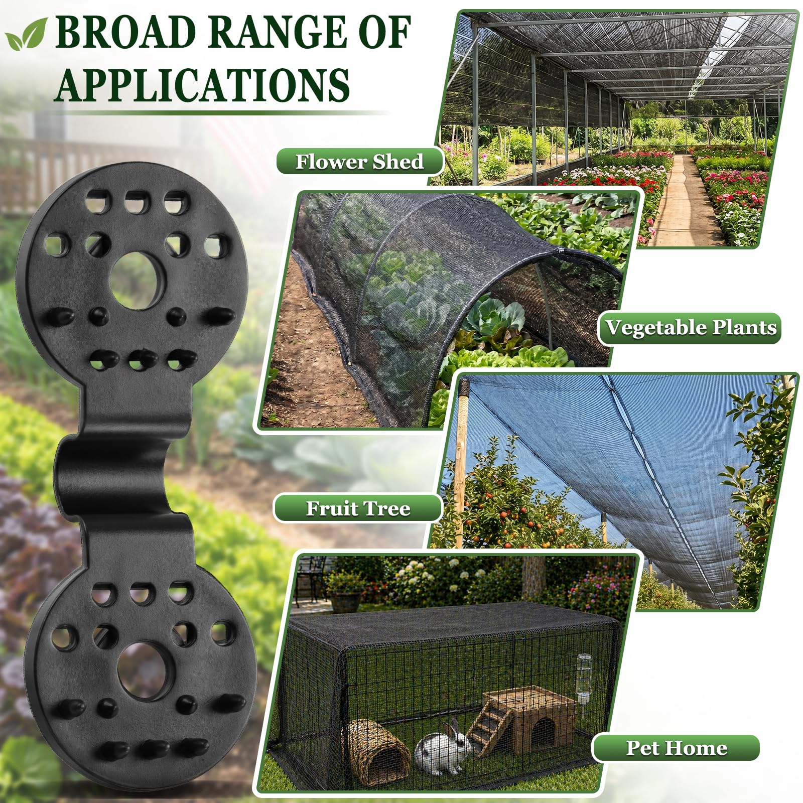 Svepndic clips displayed with gardening tools